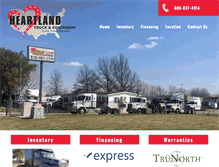 Tablet Screenshot of heartlandtruck.com